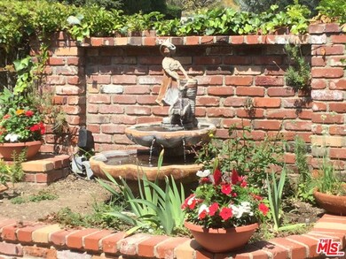 Brick planter & water feature