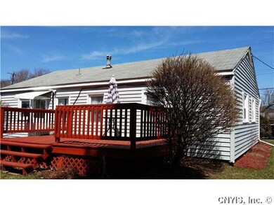 Exterior Back backyard deck