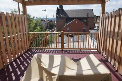 2nd Floor roof-top patio/deck view from the 2nd fl