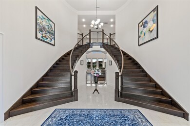Double staircase to impress friends and family