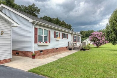 Front entrance and deck