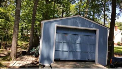 Workshop in wooden floored Shed/Garage