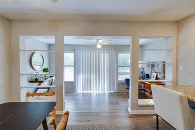 Sunroom off the dining area offers space relaxing