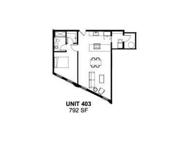 Unit 403 Floor Plan