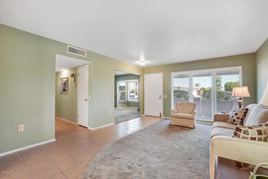 Living room and front entrance