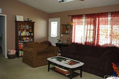 Living room and front door