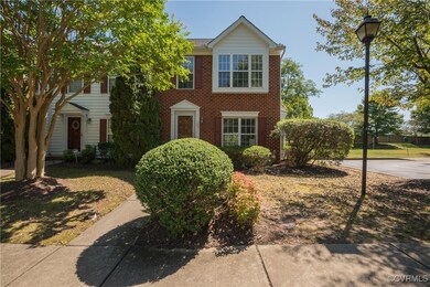 View of front of home with end unit placement