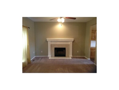 Spacious Living Room with Fireplace