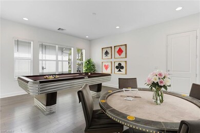 Game Room features private double glass door entra