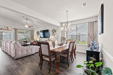 Dining room featuring hardwood / wood-style floors