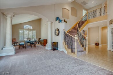Large Rooms off of entry designed as  Living and D