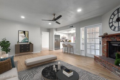 Living Room Virtually Staged