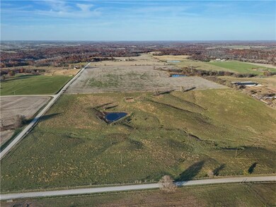 Aerial overview of property's location featuring rural landscape
