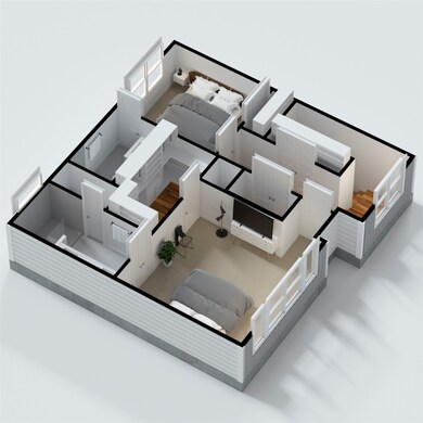 Third floor features; Laundry Room, separate close