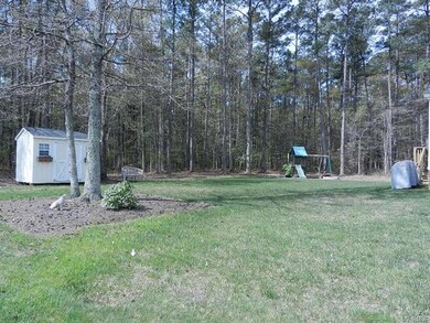 Rear Yard with Detached Shed, Play set and Privacy