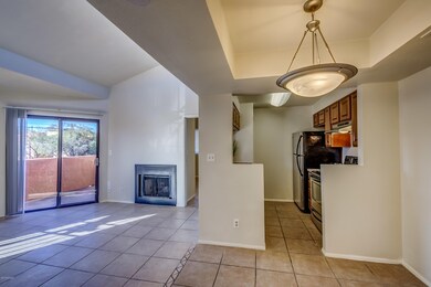 from nook facing living room and balcony