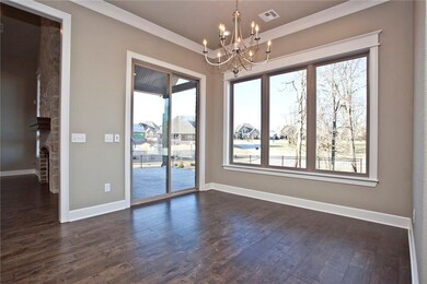 Eat-in kitchen with tons of natural light overlook