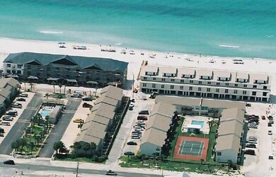 ariel view of sugar beach
