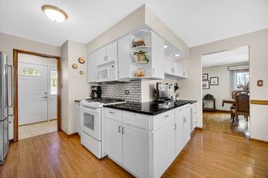 Notice the nicely updated cabinets and countertops