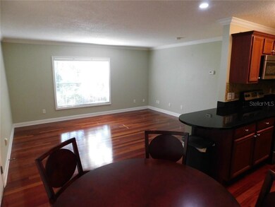 View from dining area to living area..lots of natu