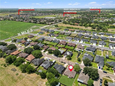 Aerial view of property and surrounding area