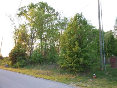 Here you can see the right side telephone pole which marks the right border of the property.