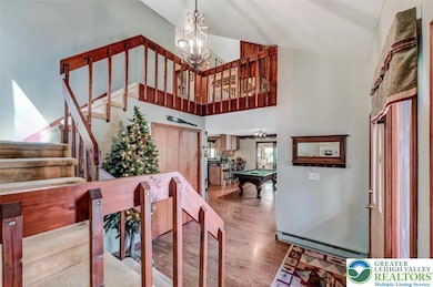 Foyer view with winding staircase to the 2nd floor