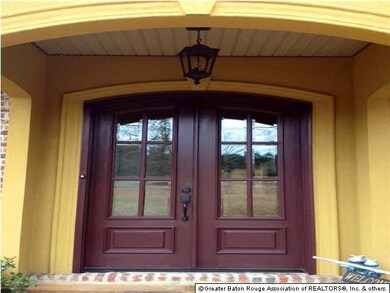 Beautiful double mahogany front entrance doors