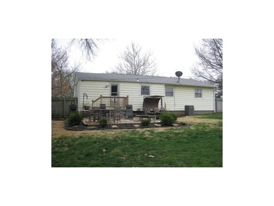 Back elevation of the house showing entrance to th