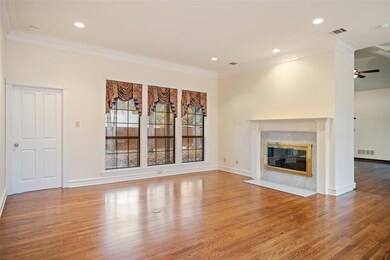 Formal Living with see through fireplace
