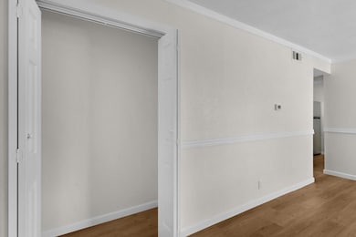 Closet featuring visible vents