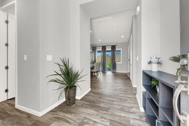 Entryway leads to great room/dining and kitchen