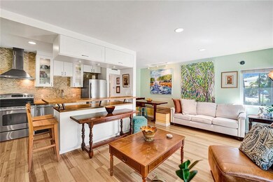 Open space in the two bedroom unit