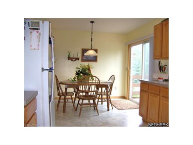 Kitchen view to dining area