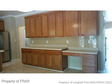 Large pantry around corner