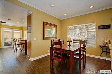 Dining area has room for a large table