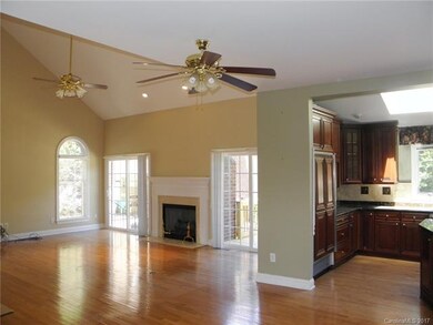 Family Room with Gas Fireplace.
