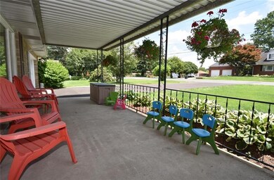 Covered front porch