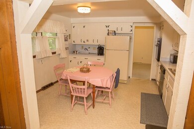 Good sized eat in kitchen with plenty of cabinets.