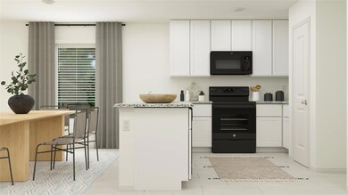 Kitchen featuring light hardwood / wood-style floo