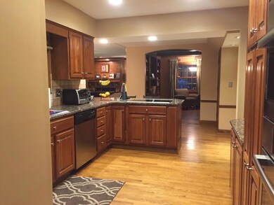 View from Kitchen to Family Room