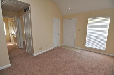 Step inside the and be greeted by high ceilings an