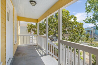 Charming porch on level 2 offering a serene space