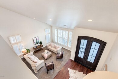 Living room and entry