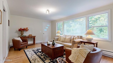 Open concept living and dining