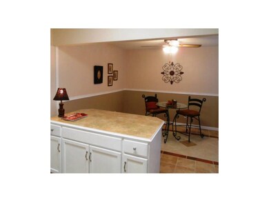 Kitchen Island with plenty of storage space!