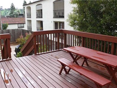 Common area with deck and BBQ