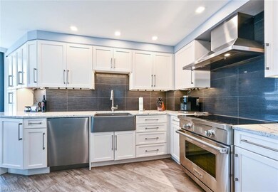 Wolf induction range with commercial hood