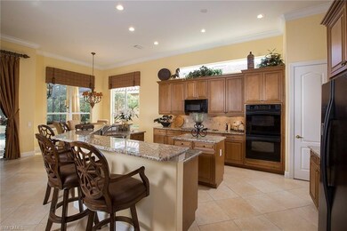Beautiful bright & warm kitchen with granite count