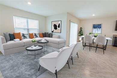 Spacious Living area - Open concept virtually staged